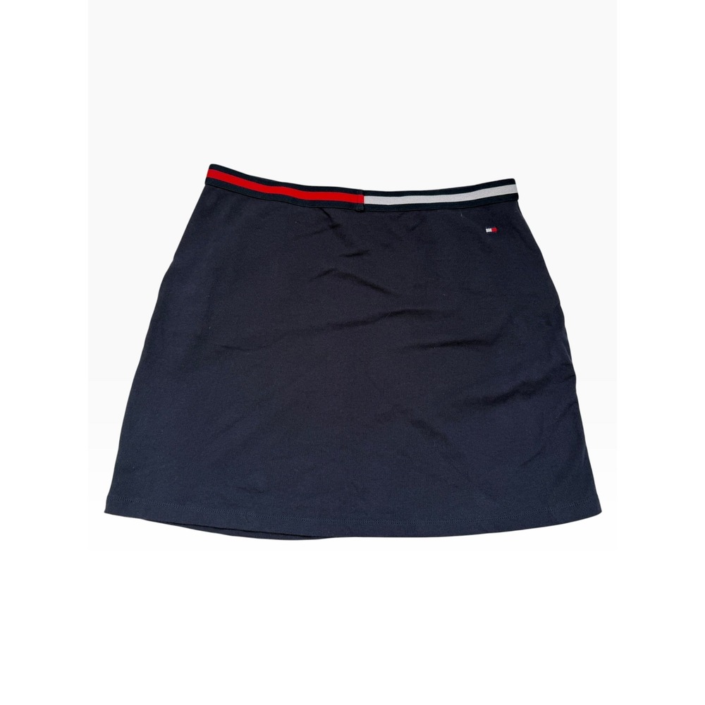 Tommy Hilfiger Y2K Vintage Navy Blue Mini Skirt Sporty Preppy Small‎